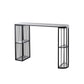 Glam White Faux Marble Pub Bar Table Iron Double Pedestal Bar Dining Table with 4-Shelf Clearhalo 'Bar Furniture' 'Bar Tables' 'bar_tables' 'furn' 'furn_bar_tables' 'Furniture' 'furniture_bar_tables' 'Kitchen & Dining Furniture' 1200x1200_535f53e8-c8fc-45bc-8c94-26fd0bdf0f9a