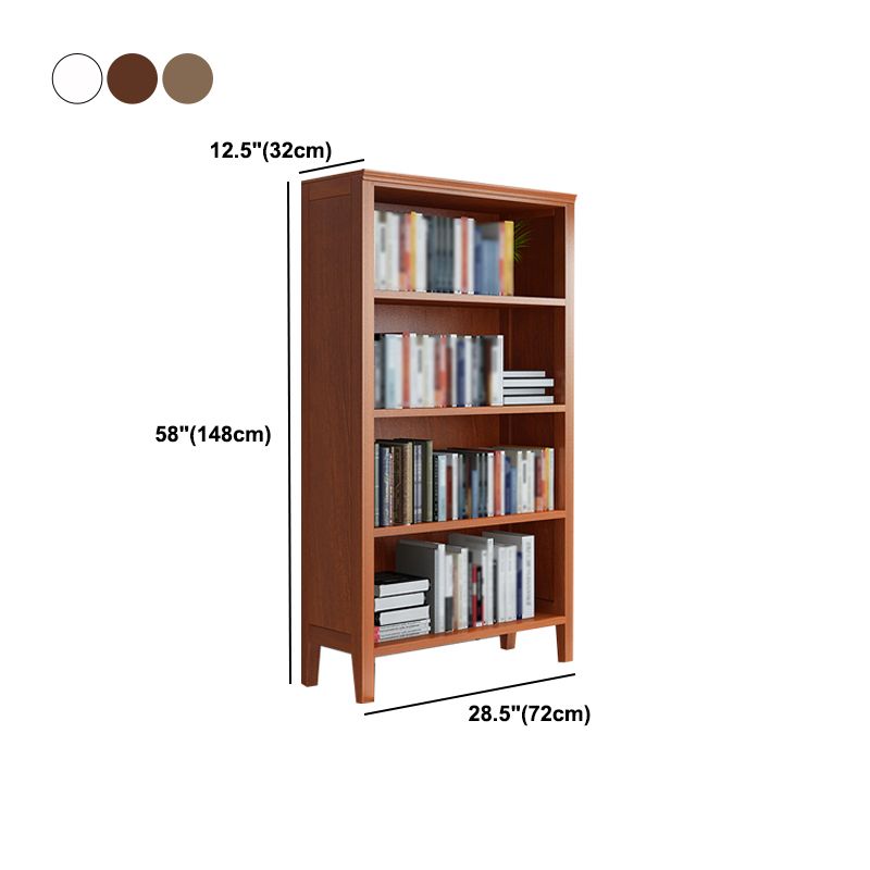 Scandinavian Rubber Wood Standard Bookshelf Vertical Bookshelf for Living Room Clearhalo 'Bookcases' 'furn' 'furn_bookcases' 'Furniture' 'furniture_bookcases' 'kitchen' 'kitchen_bookcases' 'Living Room Furniture' 'Office Furniture' 1200x1200_535fdefa-af8d-4d8c-8c1f-9c6b11e6d5a8