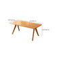 Solid Wood Dining Room Table 4 Legs Dining Table for Kitchen