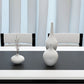 Mesa de comedor de piedra industrial de las piernas del rectángulo 4 de la mesa de cena de la cocina
