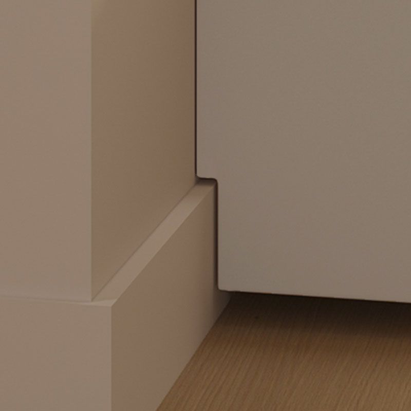 Houten tv-mediastandaard Moderne mediaconsole met lades