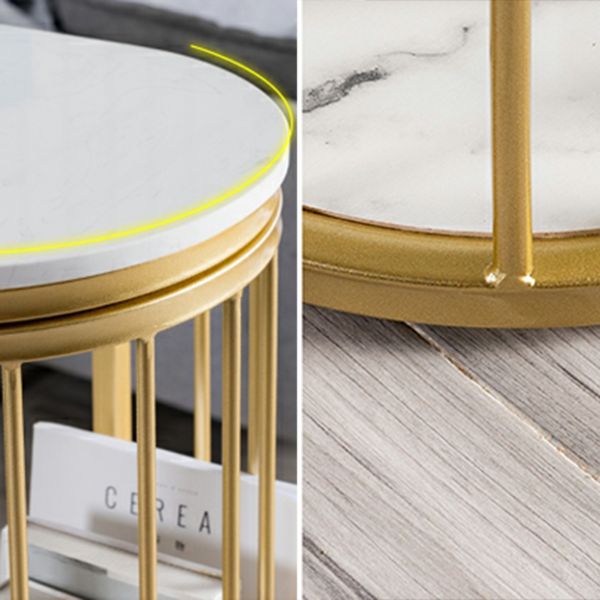 Tavolo da bar a forma irregolare in pietra sinterizzato tavolo da bar lussuoso con doppio piedistallo