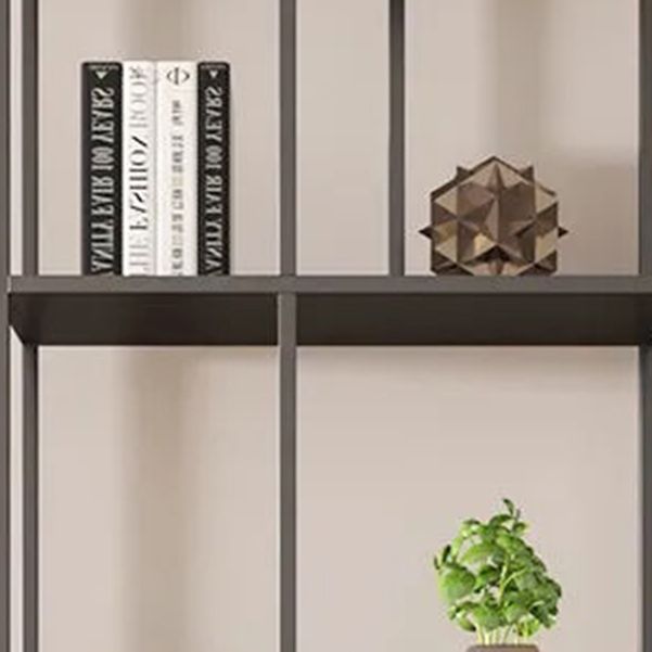 Metal Iron Etagere Bookshelf Contemporary Vertical Open Bookcase Clearhalo 'Bookcases' 'furn' 'furn_bookcases' 'Furniture' 'furniture_bookcases' 'Office Furniture' 1200x1200_5367c246-bc1c-42ed-946d-592286ff41f4