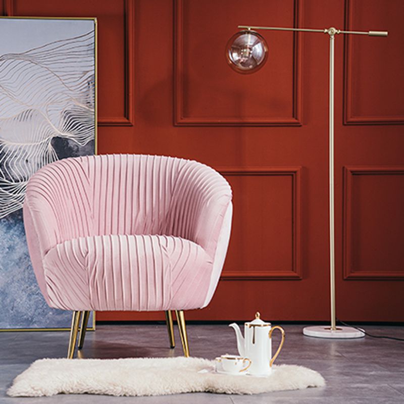 Contemporary Stain Resistant Standard Sofa Loose Back Sloped Arm Sofa