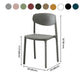 Modern Plastic Indoor-Outdoor Room Side Chairs Open Back Chair Clearhalo ' kitchen&dining_furn' 'Dining Chairs' 'Dining Tables & Seating' 'dining_chair' 'Furniture' 'furniture_dining_chair' 'Kitchen & Dining Furniture' 'kitchen' 1200x1200_536ad3b7-051a-472a-841e-ab213329912b