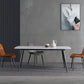 Contemporary Sintered Stone Top Standard Dining Table Rectangle Dining Table for Kitchen Clearhalo ' dining_table' 'Dining Tables & Seating' 'Dining Tables' 'furn' 'furn_dining_table' 'Furniture' 'furniture_dining_table' 'Kitchen & Dining Furniture' 'kitchen&dining_furn' 'kitchen' 'kitchen_dining_table' 1200x1200_536b241a-459a-4c74-8324-c283e350464e