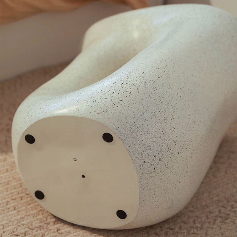 12" Wide Contemporary Corner Table White Concrete Accent Side Table Clearhalo 'Coffee & Accent Tables' 'End & Side Tables' 'end_side_tables' 'furn' 'furn_end_side_tables' 'Furniture' 'Living Room Furniture' 1200x1200_536b2950-866f-4080-86c6-40b61b01128b