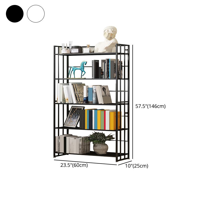 9.84"W Bookshelf Contemporary Style Open Back Bookcase for Home Office Clearhalo 'Bookcases' 'furn' 'furn_bookcases' 'Furniture' 'furniture_bookcases' 'Office Furniture' 1200x1200_536d20b3-7652-47d3-8afe-4169b2031e33