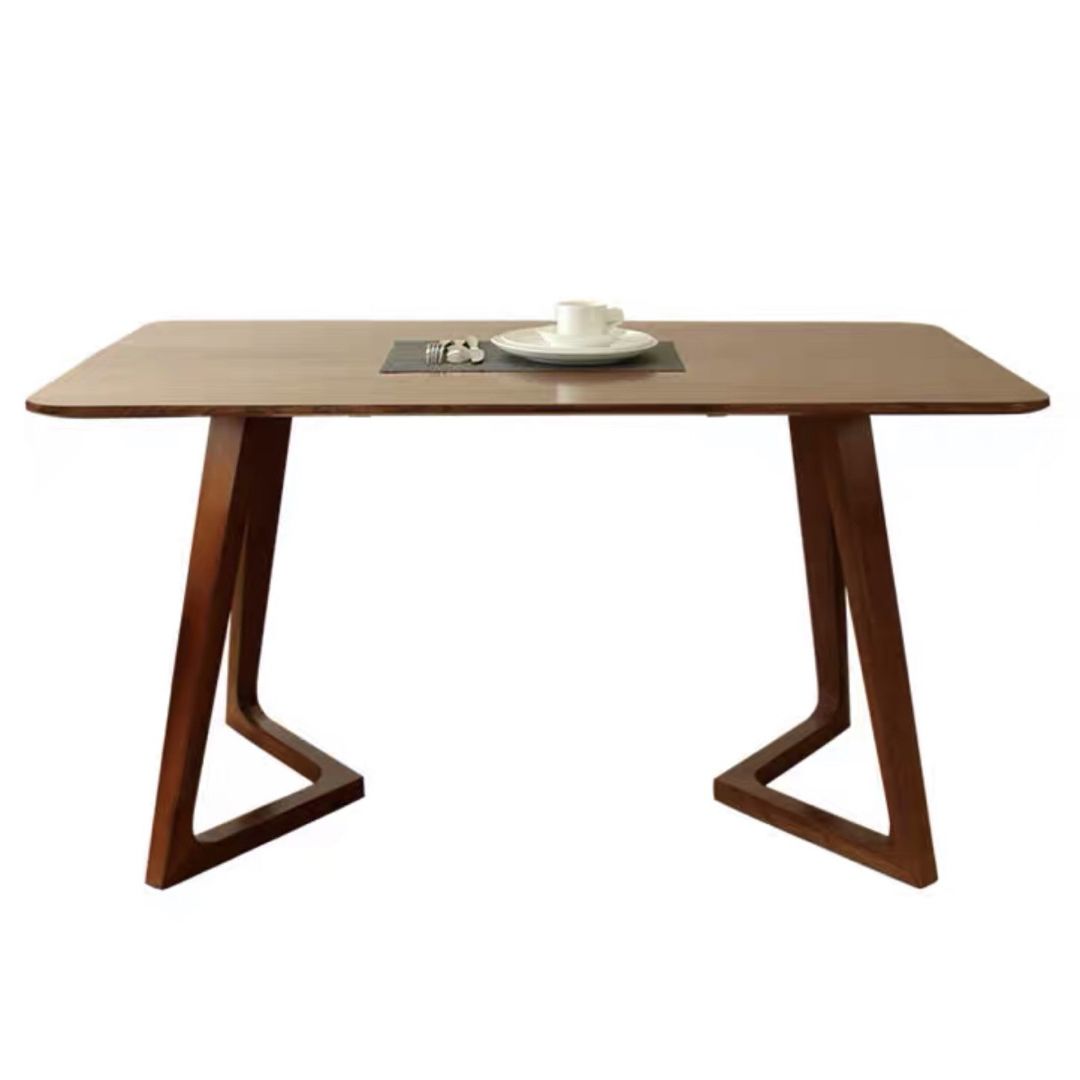 Rectangle Double Pedestal Modern Table Solid Wood Fixed Table for Home Clearhalo ' dining_table' 'Dining Tables & Seating' 'Dining Tables' 'furn' 'furn_dining_table' 'Furniture' 'furniture_dining_table' 'Kitchen & Dining Furniture' 'kitchen&dining_furn' 'kitchen' 'kitchen_dining_table' 1200x1200_536e709a-50cb-43f9-b811-c5e60d236aee