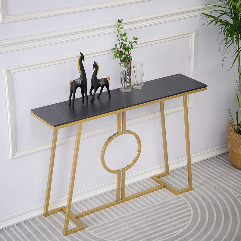 Tabla de acento de consola moderna Tabla de sofá de acabado antiguo