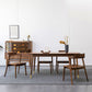 Luxury Style Black Walnut Dining Table 4 Legs Base Rectangle Table for Home Clearhalo ' dining_table' 'Dining Tables & Seating' 'Dining Tables' 'furn' 'furn_dining_table' 'Furniture' 'furniture_dining_table' 'Kitchen & Dining Furniture' 'kitchen&dining_furn' 'kitchen' 'kitchen_dining_table' 1200x1200_5371e390-2d03-42ca-8c20-d8f1461dda79