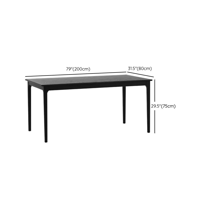 Dining Room Solid Wood Dining Table Industrial Rectangle Dinner Table Clearhalo 'Dining Tables & Seating' 'Dining Tables' 'dining_table' 'furn' 'furn_dining_table' 'Furniture' 'Kitchen & Dining Furniture' 1200x1200_537391e9-eb32-40f3-8610-67ff0c0f47ea