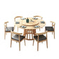 Rubberwood Solid Wood Table Round Dining Table for Kitchen Table Clearhalo 'Dining Tables & Seating' 'Dining Tables' 'dining_table' 'furn' 'furn_dining_table' 'Furniture' 'Kitchen & Dining Furniture' 1200x1200_53753910-22b6-4209-9927-1752a3af345e