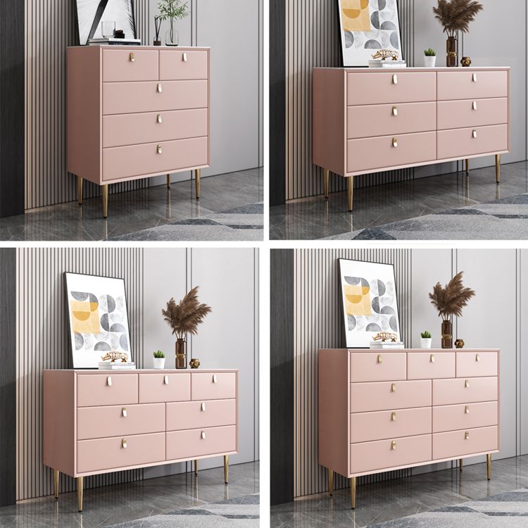 Commode de rangement en pierre Glam classique de 15,6 pouces de largeur avec 5/6/7/9 tiroirs