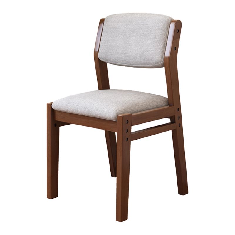 Modern Style Wood Chair Open Back Dining Side Chair with Upholstered for Dining Room Clearhalo 'Dining Chairs' 'Dining Tables & Seating' 'dining_chair' 'furn' 'furn_dining_chair' 'Furniture' 'furniture_dining_chair' 'Kitchen & Dining Furniture' 1200x1200_537ae487-d659-41f3-8ec1-0d95a06d9616