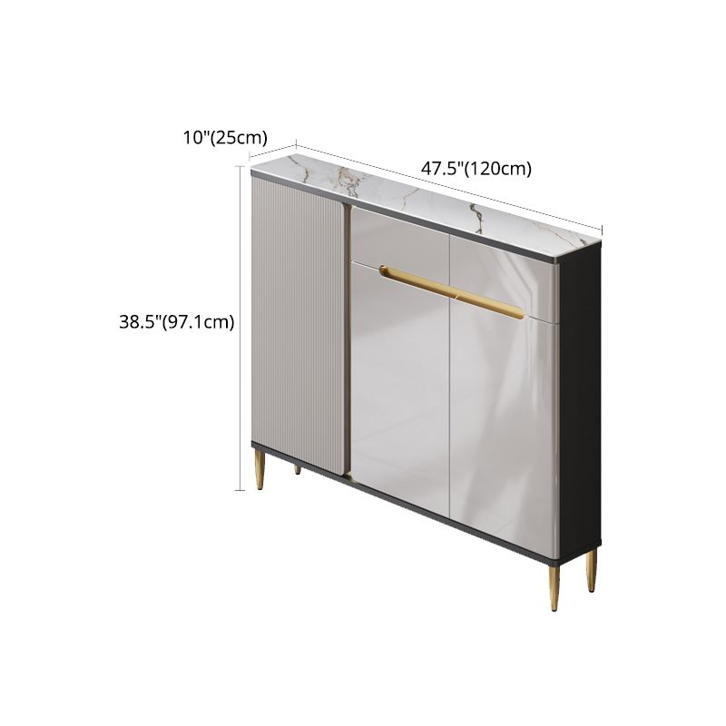 Armadio da cucina in pietra sinterizzato in stoccaggio di lusso per casa