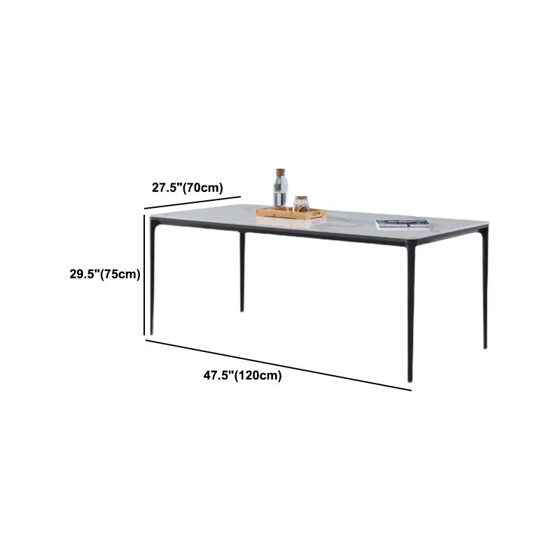 Ensemble de Table à manger en pierre frittée, 1/4/5 pièces, chaises à manger modernes à oreilles