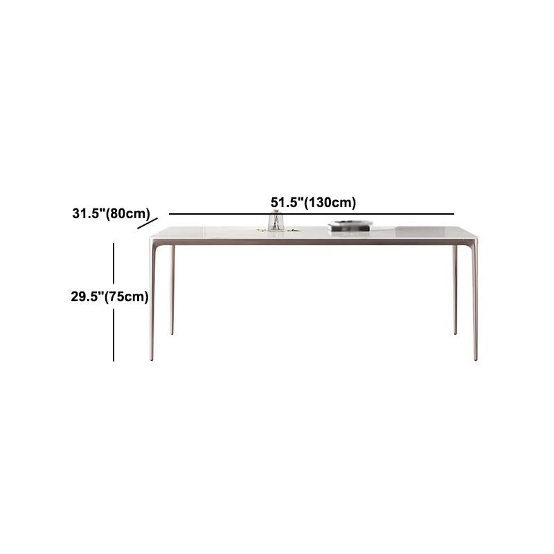 White and Purple Dining Table Modern Stone and Metal Dining Room Table Clearhalo 'Dining Tables & Seating' 'Dining Tables' 'dining_table' 'Furniture' 'furniture_dining_table' 'Kitchen & Dining Furniture' 1200x1200_537dd229-14ea-4aa4-9250-4493a328a556