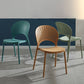 Plastic Dining Chair Modern Style Open Back Dining Side Chair