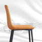 Contemporary Style Dining Chair Armless Chairs with Metal Legs for Kitchen Clearhalo 'Dining Chairs' 'Dining Tables & Seating' 'dining_chair' 'furn' 'furn_dining_chair' 'Furniture' 'furniture_dining_chair' 'Kitchen & Dining Furniture' 1200x1200_537fb111-ea1a-49f5-93c5-2e8024801fb0