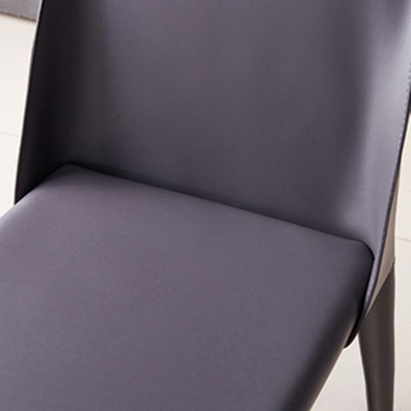 European Design Leather Chairs Solid Back Side Kitchen Dining Chair Set Clearhalo ' kitchen&dining_furn' 'Dining Chairs' 'Dining Tables & Seating' 'dining_chair' 'furn' 'furn_dining_chair' 'Furniture' 'furniture_dining_chair' 'Kitchen & Dining Furniture' 'kitchen' 1200x1200_538272ef-2902-49d4-bda2-51220429b66f
