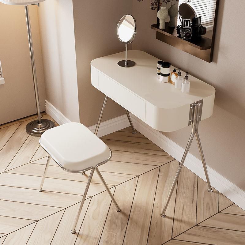 Ensemble de meuble-lavabo de 31,5 po de large à 1 tiroir avec tabouret, meuble-lavabo moderne