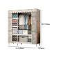 Modern Style Bedroom Wardrobe Metal Wardrobe Closet with Shelves Clearhalo 'Armoires & Wardrobes' 'armoires_wardrobes' 'Bedroom Furniture' 'furn' 'furn_armoires_wardrobes' 'Furniture' 1200x1200_53863288-de47-471d-a792-76b697dc7f2e