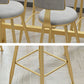 Glam Bar Table Set 1/5/9 Pieces Rectangle Stone Counter Table with Stools for Living Room Clearhalo 'Bar Furniture' 'furn' 'furn_home_bar_bar_sets' 'Furniture' 'Home Bars & Bar Sets' 'home_bar_bar_sets' 'Kitchen & Dining Furniture' 1200x1200_53868898-f187-4b0a-b453-920f9c87f9ae