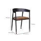 Fixed Industrial Dinette Set 1/5 Pcs Brown Solid Wood Furniture for Home