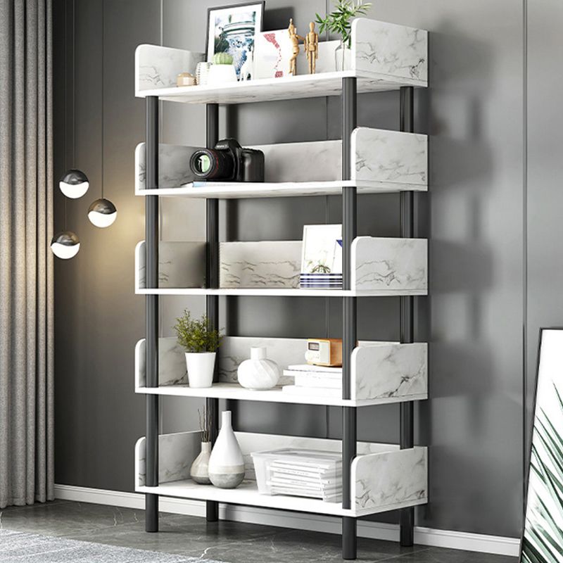 Engineered Wood Standard Bookshelf Open Back Bookcase with Shelves Clearhalo 'Bookcases' 'furn' 'furn_bookcases' 'Furniture' 'Office Furniture' 1200x1200_5389c794-795a-445e-b0be-406bdf92729c