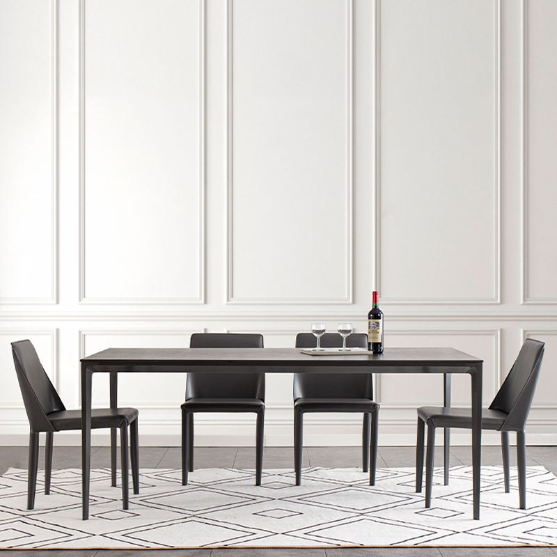 Designer Style 1/4/5/7 Pieces Dining Furniture Set Rectangle Dining Room Table Set Clearhalo 'Dining Room Sets' 'Dining Tables & Seating' 'dining_room_set' 'Furniture' 'furniture_dining_room_set' 'Kitchen & Dining Furniture' 1200x1200_538aeaf3-0e64-43c8-a00b-8f6cb9038935
