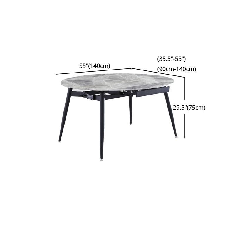 Modern 1/4/5/7 Pieces Dining Set Sintered Stone Dining Table Set for Home Clearhalo 'Dining Room Sets' 'Dining Tables & Seating' 'dining_room_set' 'furn' 'furn_dining_room_set' 'Furniture' 'furniture_dining_room_set' 'Kitchen & Dining Furniture' 1200x1200_538cadfe-98c4-4e1e-a5f1-9a66dfe6c5a9