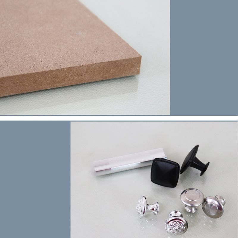 2 Schubladen zeitgenössischer Nachttisch Glass Top Night Tisch, 19 "groß