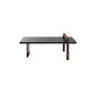 Contemporary Coffee Cocktail Table  Solid Wood Coffee  End Table