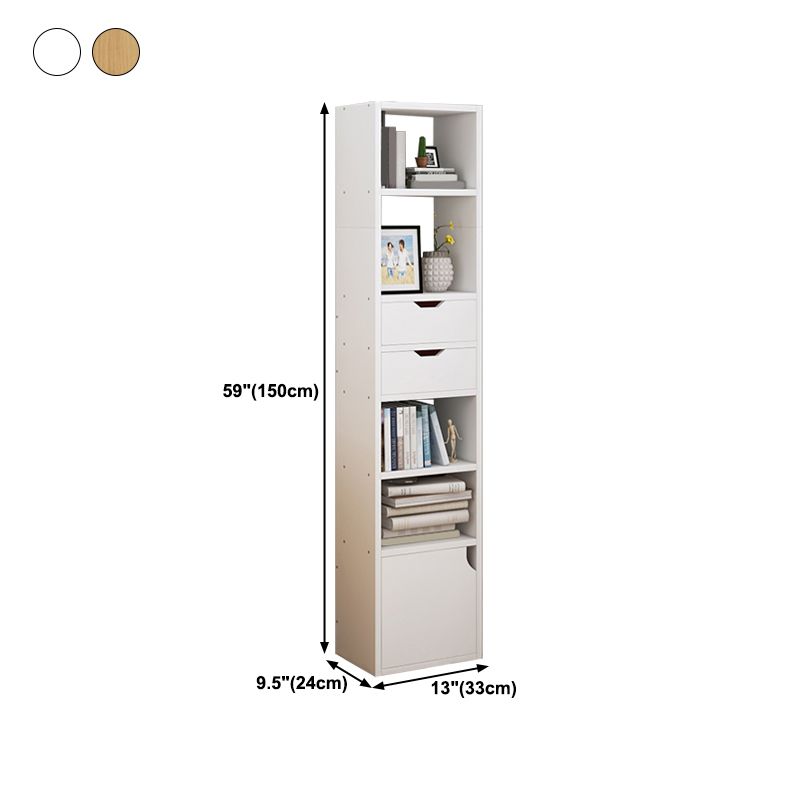 Closed Wooden Bookshelf Modern Home Living Room Corner Bookcase Clearhalo 'Bookcases' 'furn' 'furn_bookcases' 'Furniture' 'Office Furniture' 1200x1200_539374c2-c72e-462c-b908-2030c59c66a6