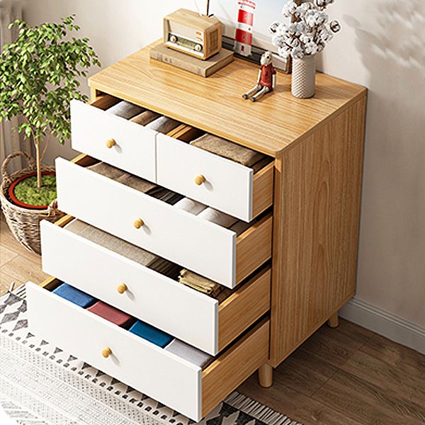 Modern Rectangle Storage Cabinet with Drawer Wooden Accent Cabinet