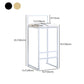 Modern Style Metal Bar Stool with Footrest and Low Back Bistro Bar Stool for Kitchen Clearhalo 'Bar Furniture' 'Bar Stools' 'bar_stools' 'furn' 'furn_bar_stools' 'furniture_bar_stools' 'Kitchen & Dining Furniture' 'kitchen&dining_furn' 'kitchen' 'kitchen_furn' Furniture' 1200x1200_53967f53-0537-4cc6-bef4-564e545f814d