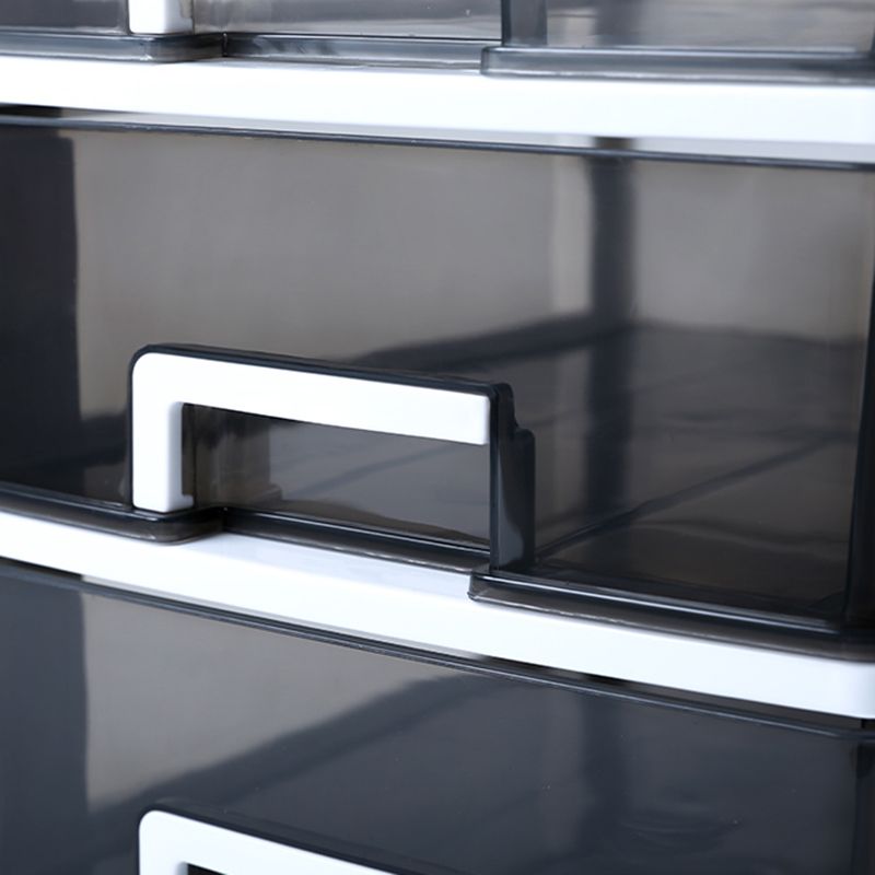 Vertical Filing Cabinet Transparent Drawers Plastic Modern Filing Cabinet Clearhalo 'Filing Cabinets' 'filling_cabinets' 'furn' 'furn_filling_cabinets' 'Furniture' 'Office Furniture' 1200x1200_539901e8-6986-4832-9ab0-9e3f03a006a5