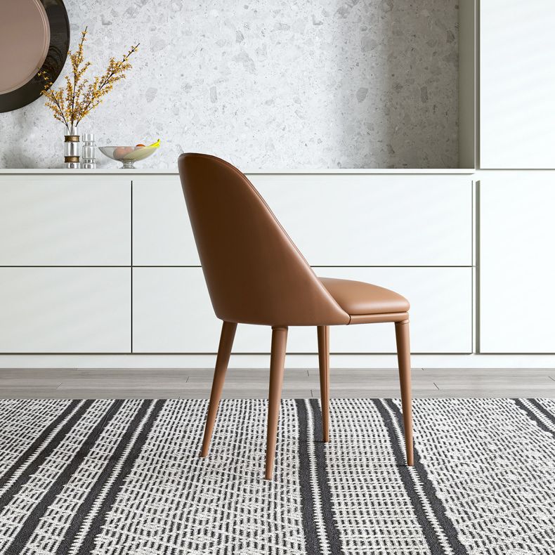 Modern Chairs Dining Armless Chairs for Kitchen with Metal Legs Clearhalo 'Dining Chairs' 'Dining Tables & Seating' 'dining_chair' 'furn' 'furn_dining_chair' 'Furniture' 'furniture_dining_chair' 'Kitchen & Dining Furniture' 1200x1200_539a5a19-11c0-4de2-965a-e33c1acb32db