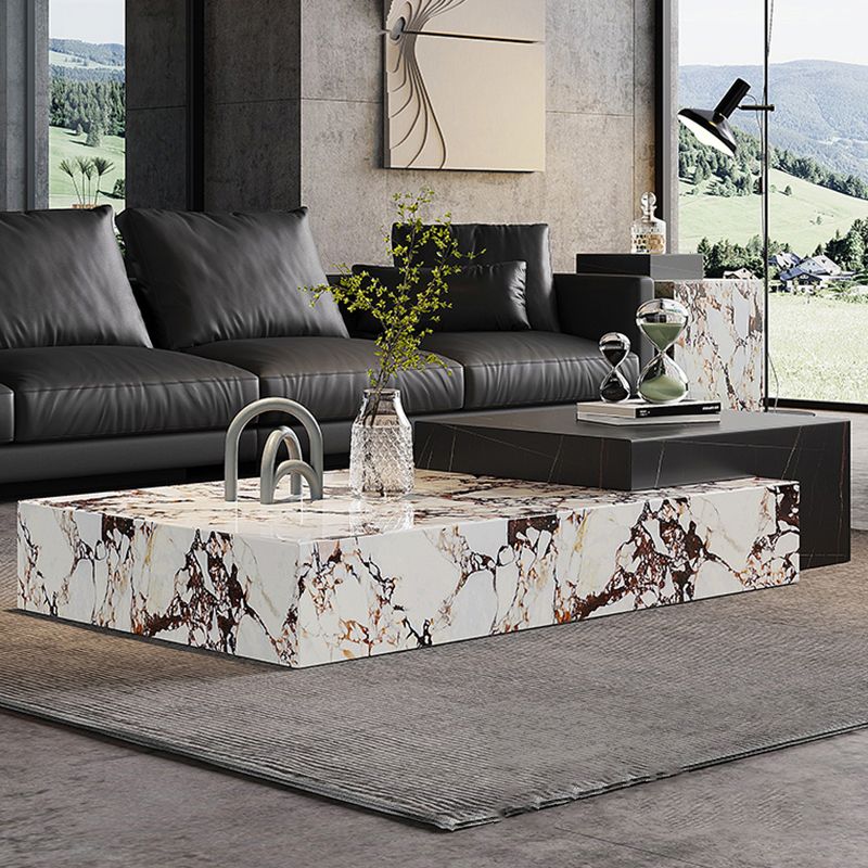 Block Nesting Coffee Table Set Contemporary Rectangle Slate Top Clearhalo 'Coffee & Accent Tables' 'Coffee Tables' 'coffee_tables' 'furn' 'furn_coffee_tables' 'Furniture' 'Living Room Furniture' 1200x1200_539a97e4-5799-41a5-acf7-c9f8fcccea57