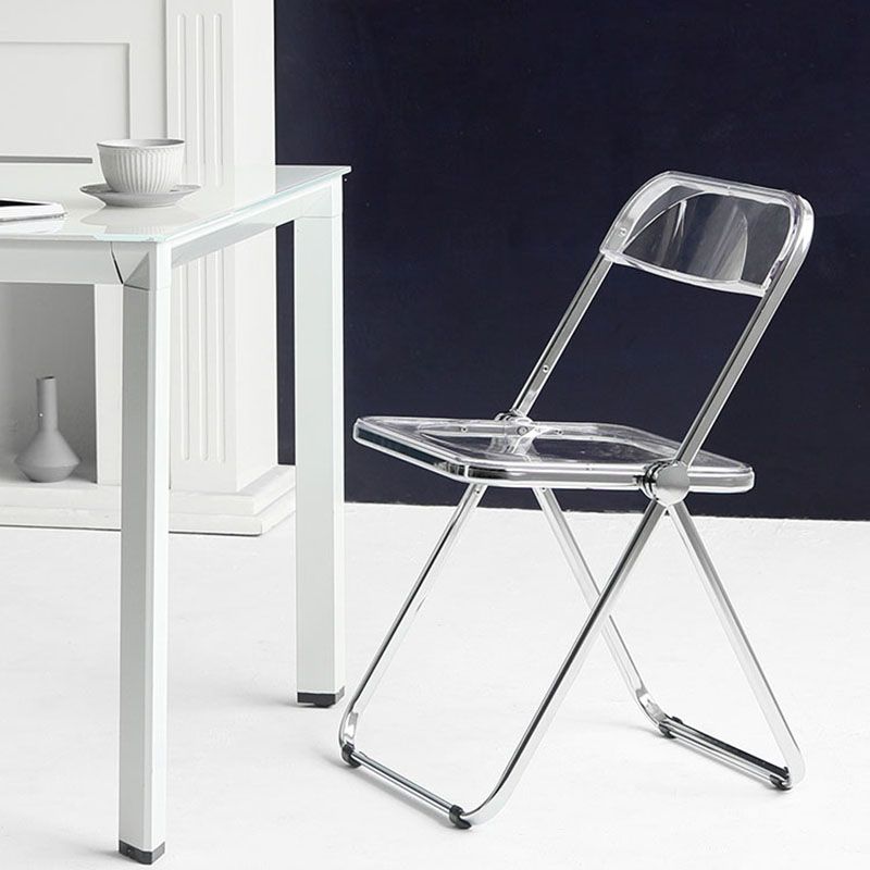 Industrial Style Plastic Dining Armless Chair Open Back Dining Side Chairs Clearhalo ' kitchen&dining_furn' 'Dining Chairs' 'Dining Tables & Seating' 'dining_chair' 'furn' 'furn_dining_chair' 'Furniture' 'furniture_dining_chair' 'Kitchen & Dining Furniture' 'kitchen' 1200x1200_539b5fda-0196-4860-9ebb-e54188597d95