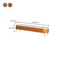 Scandinavian TV Media Stand Stone Enclosed Storage TV Stand Console with Drawers