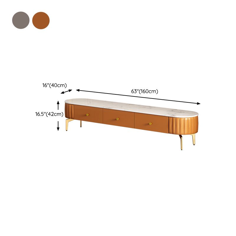 Scandinavian TV Media Stand Stone Enclosed Storage TV Stand Console with Drawers Clearhalo 'furn' 'furn_tv_stands_entertainment_centers' 'Furniture' 'Living Room Furniture' 'TV Stands & Entertainment Centers' 'TV Stands & Media Storage Furniture' 'tv_stands_entertainment_centers' 1200x1200_539daa48-05fb-4a5c-80ff-36aeeeeece63