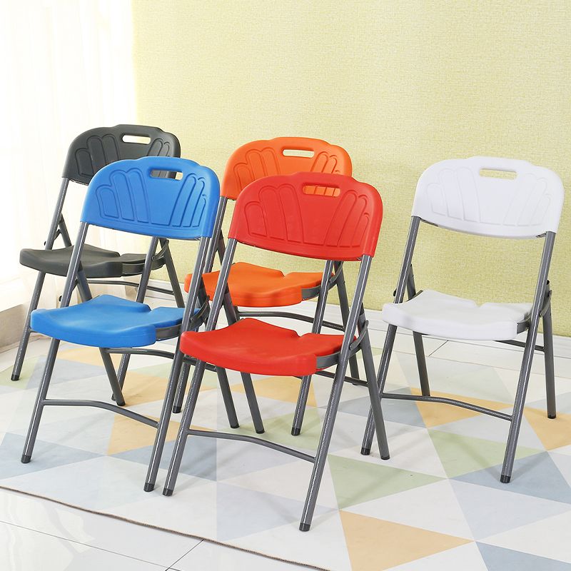 アームレス折りたたみ式の会議椅子モダンプラスチックオフィスチェア