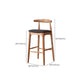 Industrial Fabric Counter & Bar Stools Ash Wood Indoor Stools Clearhalo 'Bar Furniture' 'Bar Stools' 'bar_stools' 'furn' 'furn_bar_stools' 'Furniture' 'Kitchen & Dining Furniture' 1200x1200_53a2ff13-4450-4a5f-ae77-39b4af97f6d2