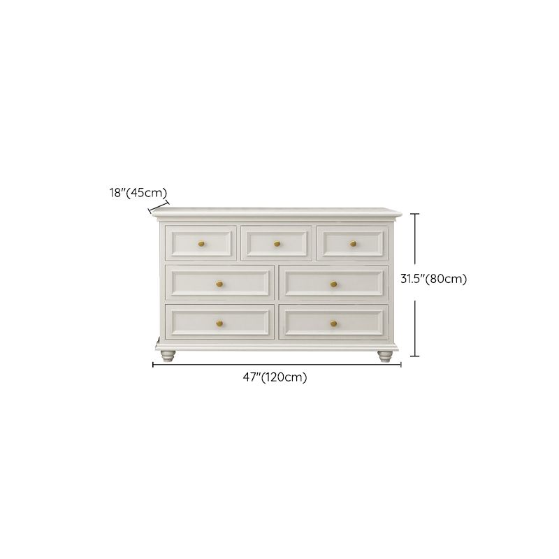 Solid Wood Storage Chest Dresser Classic Glam Chest with Drawers Clearhalo 'Bedroom Furniture' 'Dressers & Chests' 'dressers_chests' 'furn' 'furn_dressers_chests' 'Furniture' 1200x1200_53a49f52-fead-4aa6-9bea-e97eb99f96f7