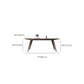 Medieval Modern Sintered Stone Table Rectangle Table with Wooden 4 Legs Clearhalo 'Dining Tables & Seating' 'Dining Tables' 'dining_table' 'furn' 'furn_dining_table' 'Furniture' 'Kitchen & Dining Furniture' 1200x1200_53a579c3-d0c2-4f8d-91b7-54c7049cf6b3