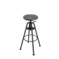 Metal Adjustable Height Bar Stool Velvet Upholstered Bar Stool for Restaurant