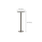 Industrial Pedestal Bar Table 43.3"H Metal Bistro Bar Desk in Silver