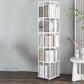 Standard Metal Bookcase Industrial Open Back Bookshelf with Shelves